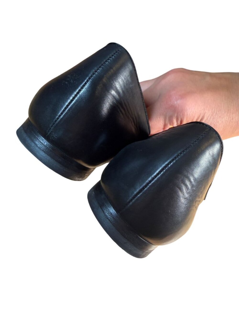 The Row Alys Black Leather Slipper Loafer Size EU 40 U 10 - Picture 7 of 12